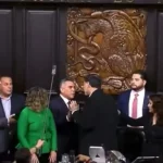 Alito Moreno y Fernández Noroña protagonizan un altercado físico en el Senado